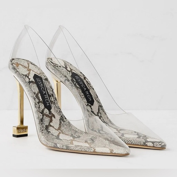 JESSICA RICH “SO FANCY” STILETTO 120 MM | SNAKESKIN - Picture 1 of 11